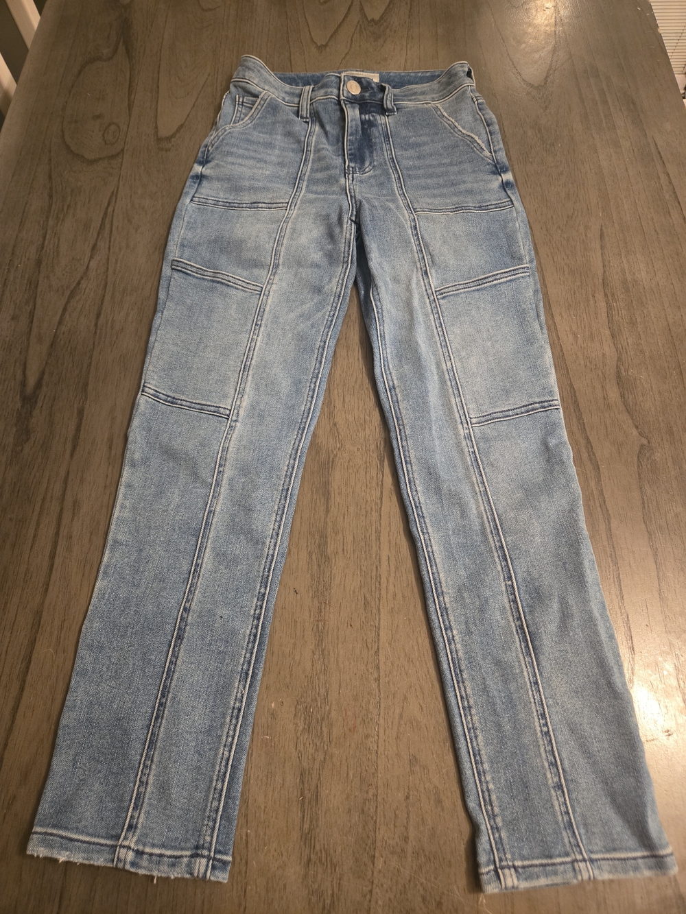 Kut From The Kloth Women's Size 2 Reese High Rise Patch Pocket Ankle Straight
